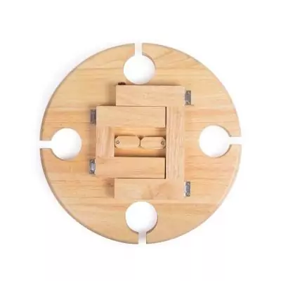 Plateau apéritif en bois d'hévéa LIVOO MES150