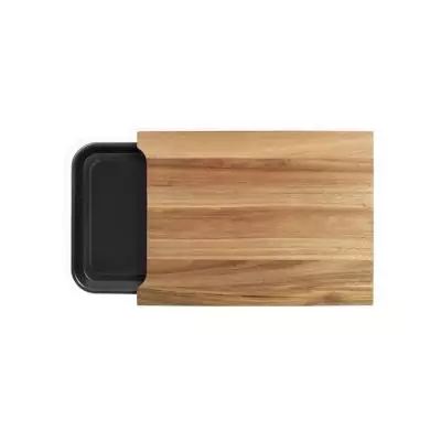 Planche à découper LIVOO en bois acacia FSC - Pratique et stylée