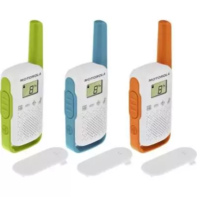 Set de 3 Talkie-walkies Motorola T42 Multicouleur