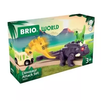 Coffret Attaque Dinosaure: Le circuit miniature BRIO Coffret Attaque Dinosaure: Le circuit miniature BRIO