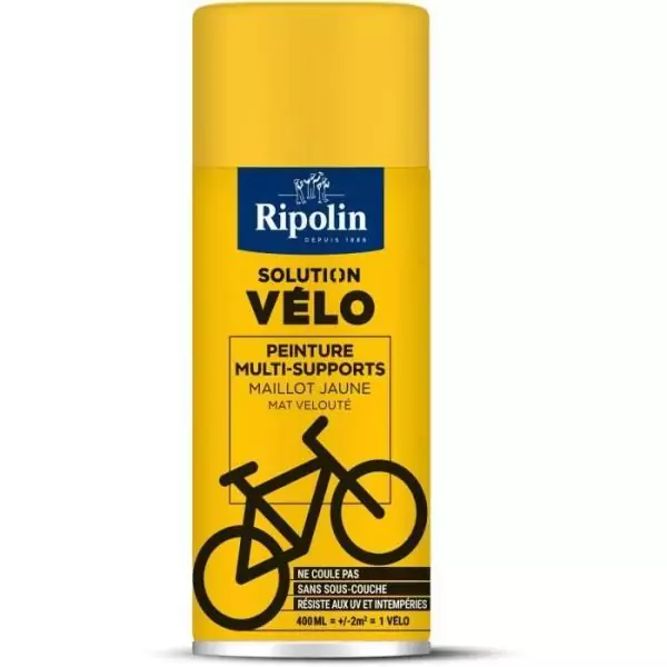 Solution vélo - RIPOLIN - 0,4 L - Maillot jaune mat