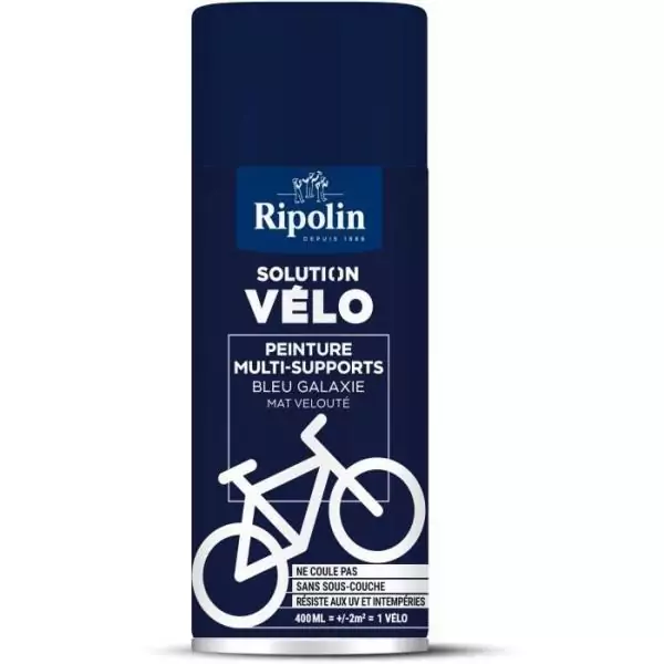 Solution vélo - RIPOLIN - 0,4 L - Bleu galaxie mat