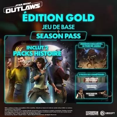 Star Wars Outlaws - Édition Gold pour Nintendo Switch 2