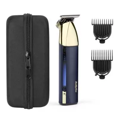 Tondeuse à barbe sans fil BaByliss T992E Super-X Metal - 5 h Autonomie - Edition Gold & Navy