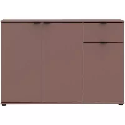 Commode Ganymède Terracotta - 3 Portes - 1 Tiroir Commode Ganymède Terracotta - 3 Portes - 1 Tiroir