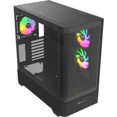 Boîtier PC sans alimentation - THERMALTAKE - View 290 TG ARGB - Moyen tour - Format ATX - 3x120mm A-RGB inclus - Noir