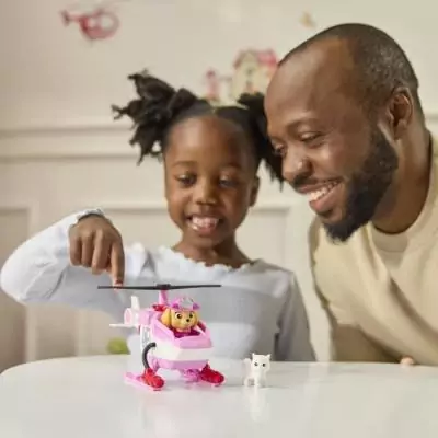 Figurine miniature Véhicule + Figurine Fire Rescue Stella - La Pat' Patrouille