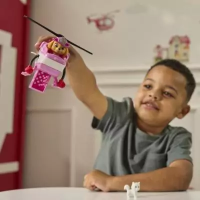 Figurine miniature Véhicule + Figurine Fire Rescue Stella - La Pat' Patrouille