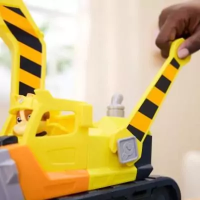 Bulldozer multifonction 2 en 1 pour figurine miniature