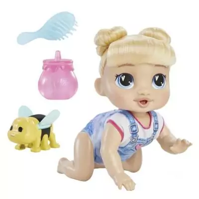 Poupée Baby Alive Harper Hugs Marche à 4 Pattes - Cheveux Blonds