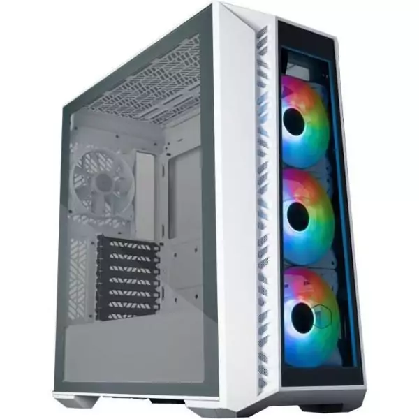 Boîtier PC - COOLER MASTER - MB520-WGNN-S01 - MASTER - BOX 520 TG White ARGB