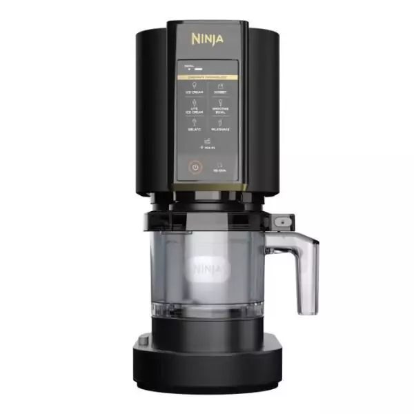 Machine a glaçes NINJA - Creami NC302EUBG - 7 programmes - 2 pots inclus 493ml - Édition limitée Noir/Or
