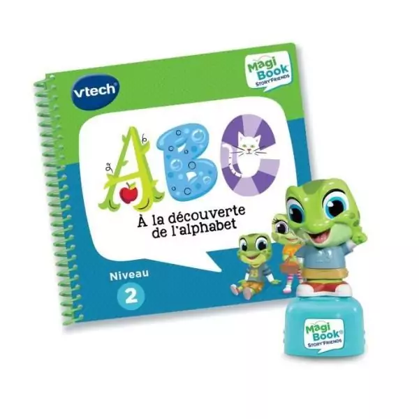 VTECH - MAGIBOOK STORY'FRIENDS (ABC a LA DÉCOUVERTE DE L'ALPHABET + PERSONNAGE) - Multicolore