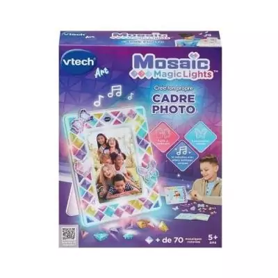Cadre photo multicolore VTECH - Mosaic Magic Lights - Idéal pour créer des bougies magnifiques !