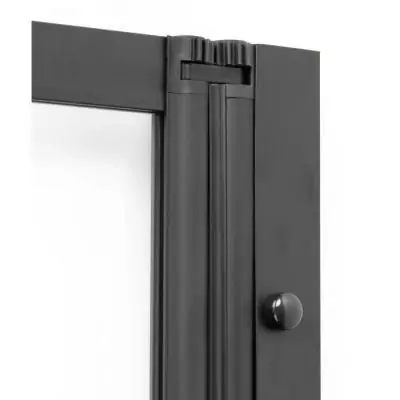 Pare Baignoire 4 volets GELCO LEXIA Noir 110 x 140