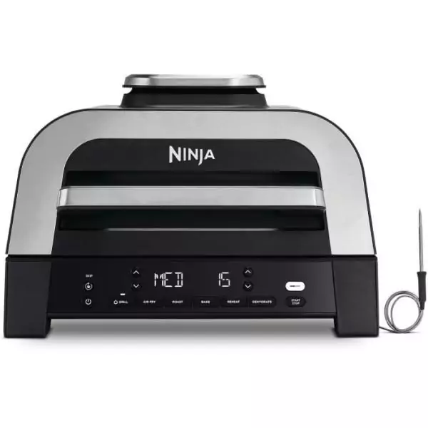 Grill & Friteuse sans huile - NINJA - MAX 6-en-1 DG551EU - 1760 W - 6 modes de cuisson - Gris