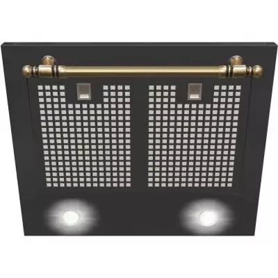 Hotte rétro murale AMICA - Noir 76/104 x 60 x 50 cm