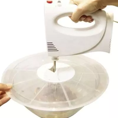 Ensemble 2 bols préparation couvercle anti-projections FACKELMANN - Basic - 25 et 20,5 cm