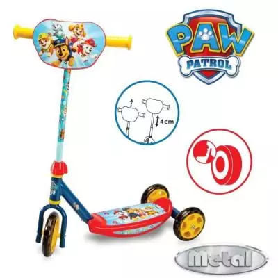 Trottinette enfant Smoby Paw Patrol 3 roues - Idéale dès 3 ans Trottinette enfant Smoby Paw Patrol 3 roues - Idéale dès 3 ans
