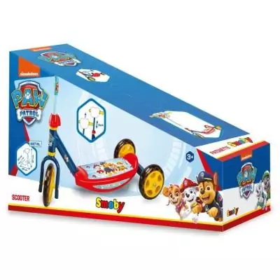 Trottinette enfant Smoby Paw Patrol 3 roues - Idéale dès 3 ans Trottinette enfant Smoby Paw Patrol 3 roues - Idéale dès 3 ans