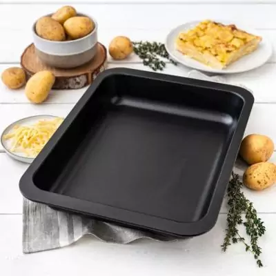 Lot de 2 plats à four rectangulaires ZENKER - Spécial Cooking - 33 x 25 et 24 x 18 cm