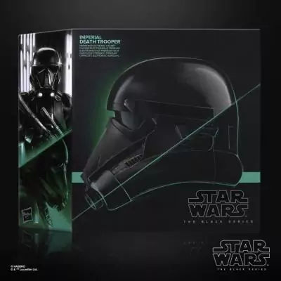 Casque Death Trooper impérial électronique premium avec LED avancés