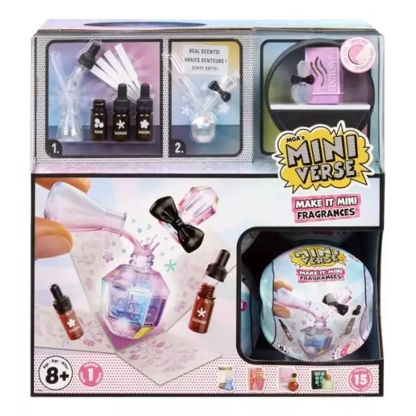 Miniverse - Fragrances - Boîte complete avec les 15 boules a collectionner - Jeu de loisir créatif - 8 ans et plus - Non comes