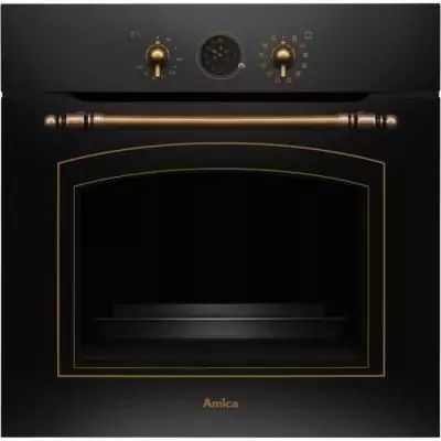 Four multifonction AMICA ED17319B RETRO Noir - 59,5 x 59,5 x 57 cm