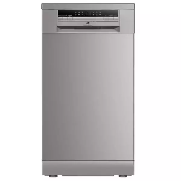 Lave-vaisselle pose libre - CONTINENTAL EDISON - CELV1145S - 11 couverts - 45 cm - 45 dB - Silver