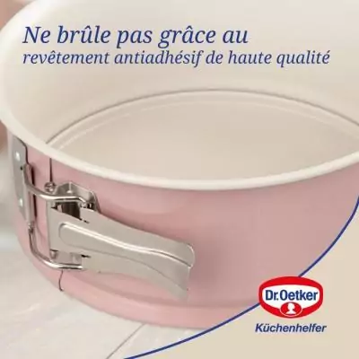 Ensemble de 2 moules à manqué rétro Dr. Oetker - 18 et 20 cm