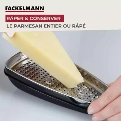 Râpe à zeste et Parmesan - Duo FACKELMANN - Inox - 42 et 19 cm
