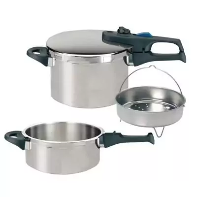 Autocuiseur vapeur FACKELMANN Elo Praktika Plus XL - 22 cm - Inox 18/10