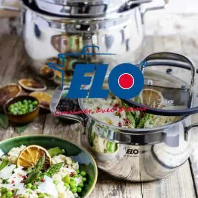 Lot de 2 faitouts en acier inoxydable brillant FACKELMANN - Sans PFAS