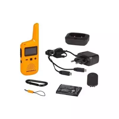 Talkies-walkies MOTOROLA TALKABOUT T72 Jaune: Portée 8 km - PMR446