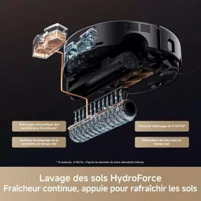 Aspirateur Laveur Mova Z60 Ultra Roller - Technologie HydroForce