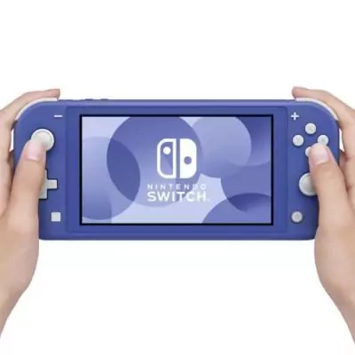 Console Nintendo Switch Lite Bleu + Animal Crossing: New Horizons • Jouez où vous voulez