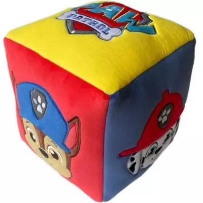 Coussin Cube PAT'PATROUILLE Microfibre 25x25x25 cm