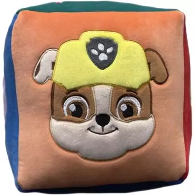 Coussin Cube PAT'PATROUILLE Microfibre 25x25x25 cm