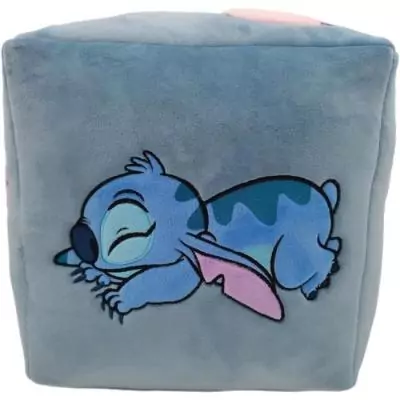 Coussin Cube LILO & STITCH - Confort en Microfibre