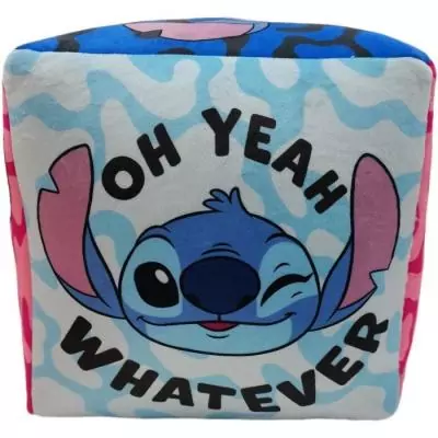 Coussin premium Cube Lilo & Stitch 25 x 25 x 25 cm