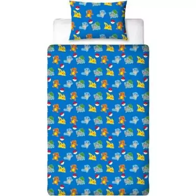 Parure de lit POKEMON Pikachu - Microfibre - 1 housse de couette 140x200 cm