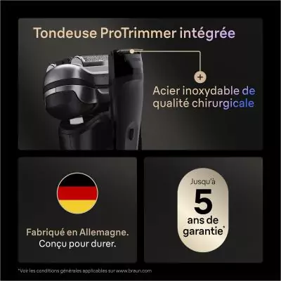 Rasoir électrique performant Braun - Series 9 9610s