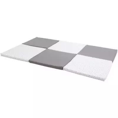 Tapis d'éveil XL CANDIDE Evolutif 5-en-1 Gris Etoiles