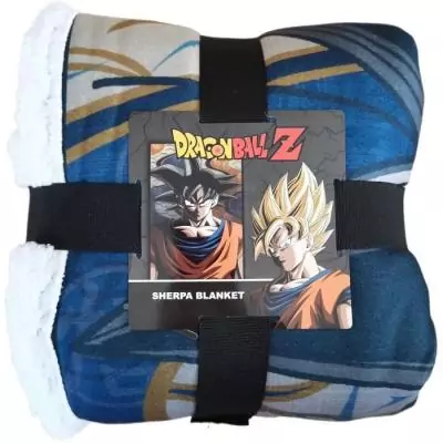 Couverture Sherpa Dragon Ball Z Goku 100x150 cm Couverture Sherpa Dragon Ball Z Goku 100x150 cm