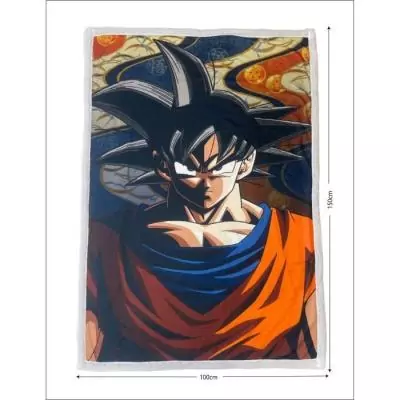 Couverture Sherpa Dragon Ball Z Goku 100x150 cm Couverture Sherpa Dragon Ball Z Goku 100x150 cm