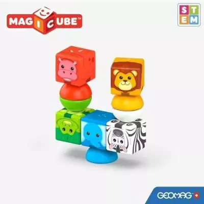 Blocs magnétiques GEOMAG Safari - Éducatif et ludique