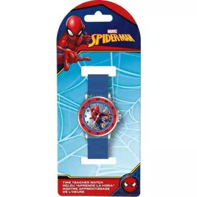 Montre Spiderman d'apprentissage de l'heure - KIDS LICENSING