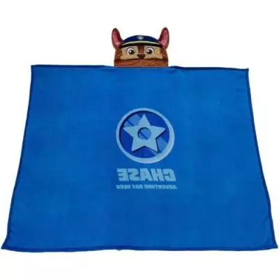 Ensemble 3 plaids à capuche 3D - Hello Kitty, Gabby et Pat'Patrouille