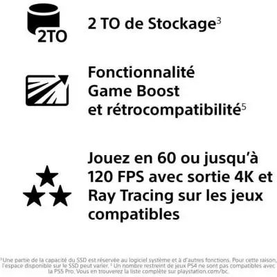 Console PlayStation 5 Pro : Le plaisir du jeu ultime