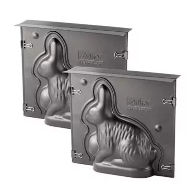 Lot de 2 moules à gâteaux 3D - ZENKER - Lapin de Pâques - 600 ml